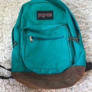 Teal Jansport bookbag